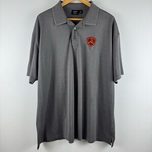 Leatherneck 4 Life 3rd Marine Division Premium Gray Polo Shirt ~ 3XL